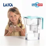 LAICA MikroPLASTIK-STOP vízszűrő kancsó szett mechanikus kijelzővel 1 db bi-flux univerzális szűrőbetéttel és 1 db MikroPLASTIK- STOP szűrőbetéttel