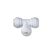 "T" elosztó-idom 3/8" cső x 3/8" cső x 3/8" cső - Quick
