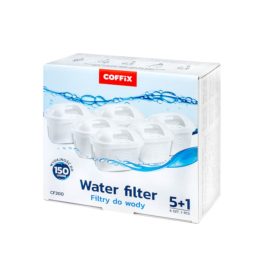   COFFIX CF300 - BRITA MAXTRA, MAXTRA+, AQUAPHOR, LAICA, DAFI UNIMAX vízszűrő kancsókhoz kompatibilis szűrőbetét - 6 db-os