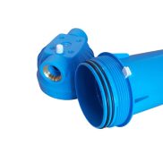   USTM 10"-os Szűrőház 1/2" csatlakozással, kék házzal, BPA mentes, 8 bar nyomásig (FHPRN12-B-AQ)