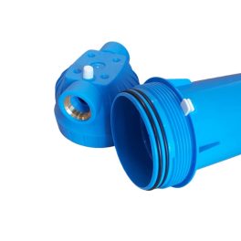   USTM 10"-os Szűrőház 1/2" csatlakozással, kék házzal, BPA mentes, 8 bar nyomásig (FHPRN12-B-AQ)