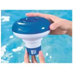 BESTWAY Flowclear úszó vegyszer adagoló beépített vegyszerfogóval medencéhez, kék