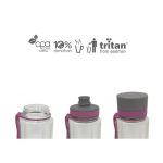 EQUA Flamingó gyerek kulacs (BPA mentes) - 600 ml