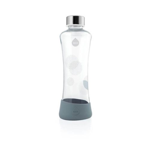 EQUA Metallic Silver üvegkulacs - 550 ml