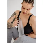 EQUA Mismatch Velvet Black üvegkulacs - 750 ml