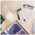 EQUA Sima fehér kulacs (BPA mentes) - 600 ml