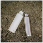 EQUA Timeless 1000 ml rozsdamentes acél kulacs - EZÜST