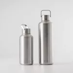 EQUA Timeless 1000 ml rozsdamentes acél kulacs - EZÜST
